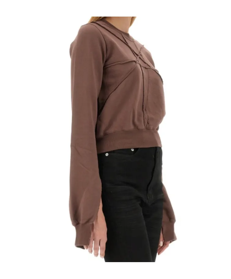 Organic Cotton Cropped Sweatshirt