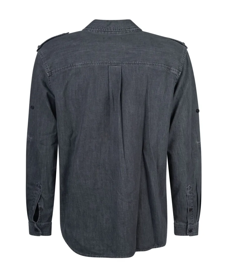 Lapel Long-Sleeved Shirt