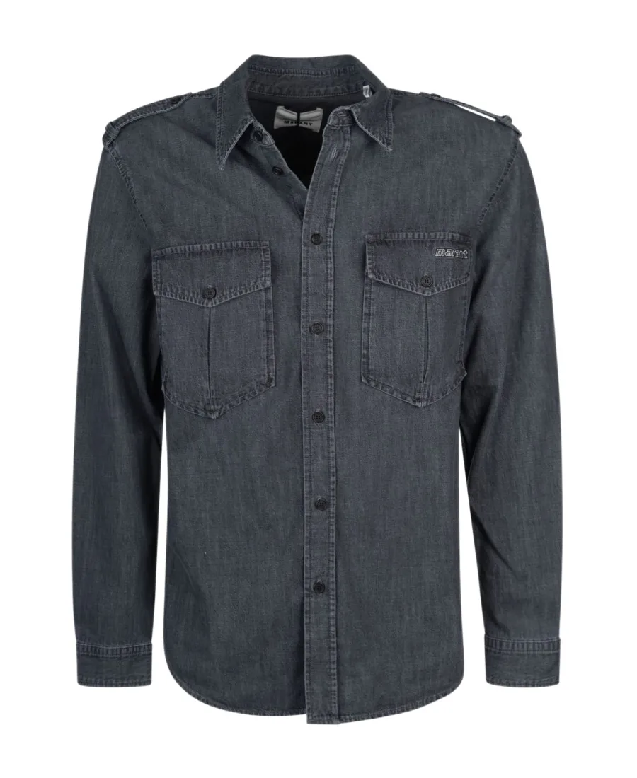 Lapel Long-Sleeved Shirt