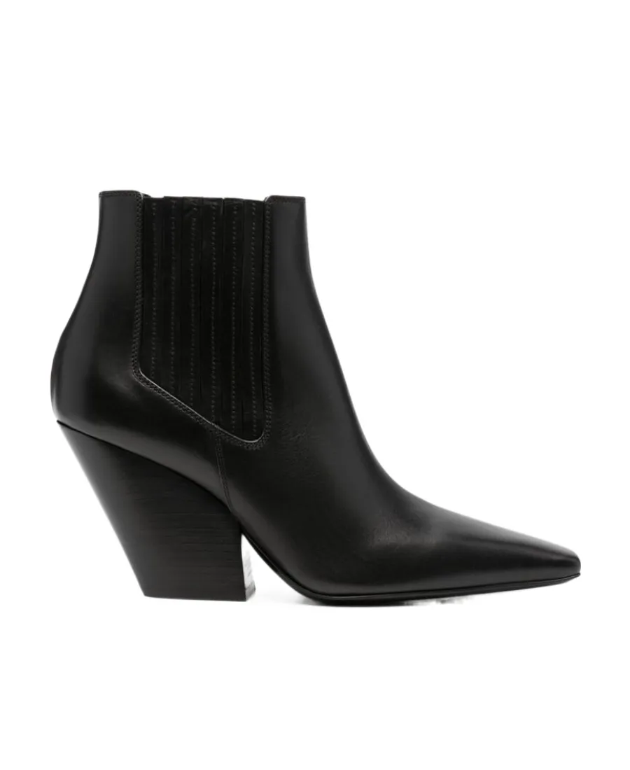 Casadei Square Toe Ankle Boots