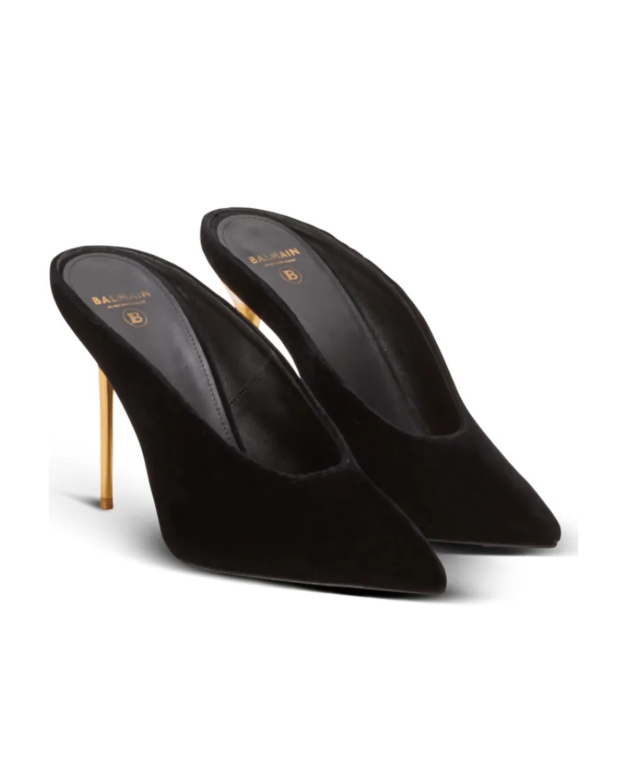 Velvet Ruby Mules