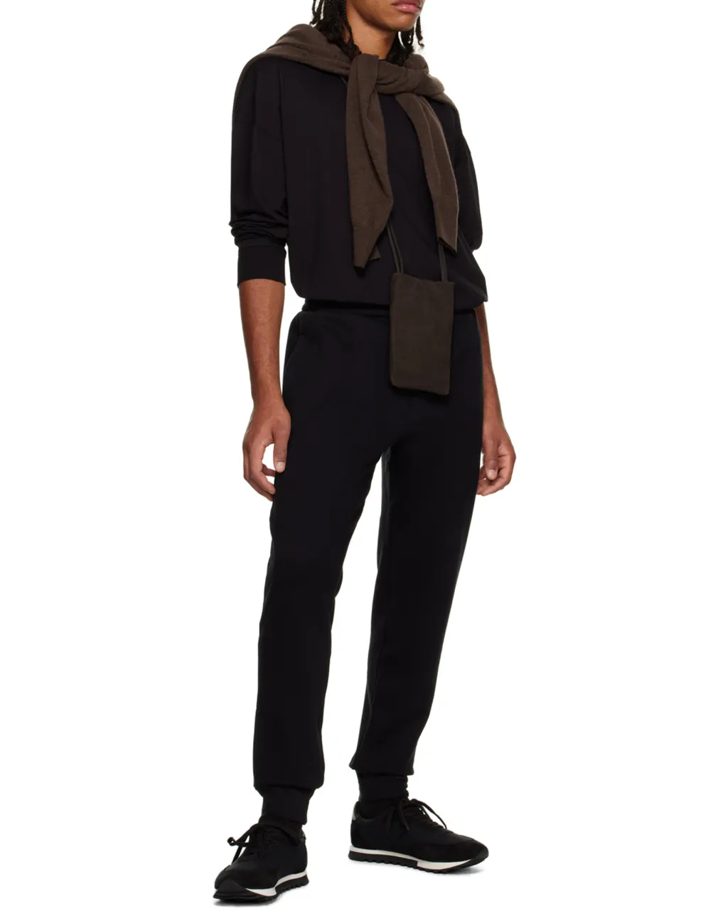 Tapered Cotton Track Pants