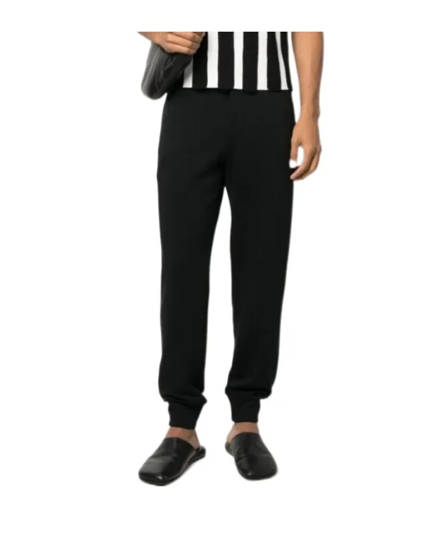 Tapered Cotton Track Pants