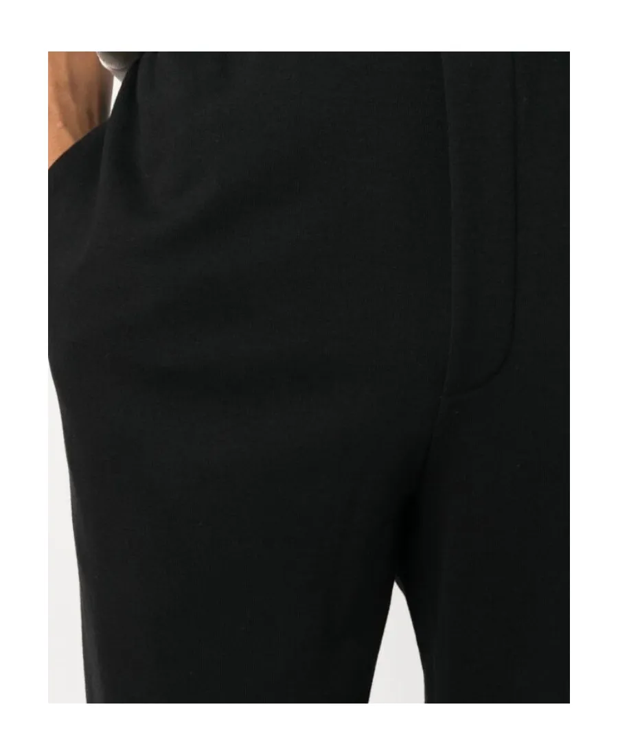 Tapered Cotton Track Pants