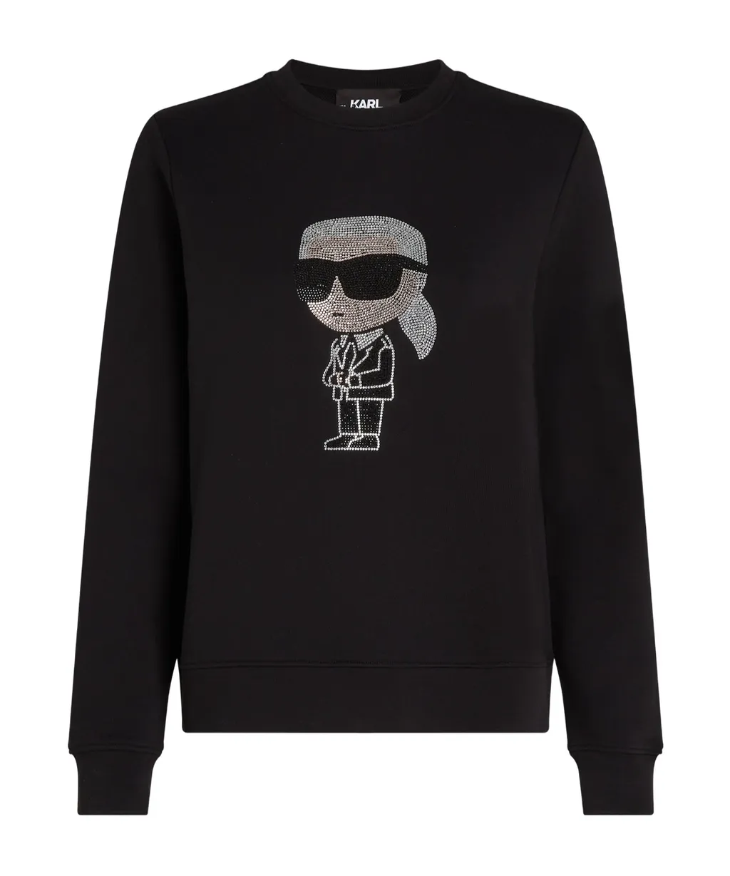 Ikonik Rhinestone-Embellished Jumper
