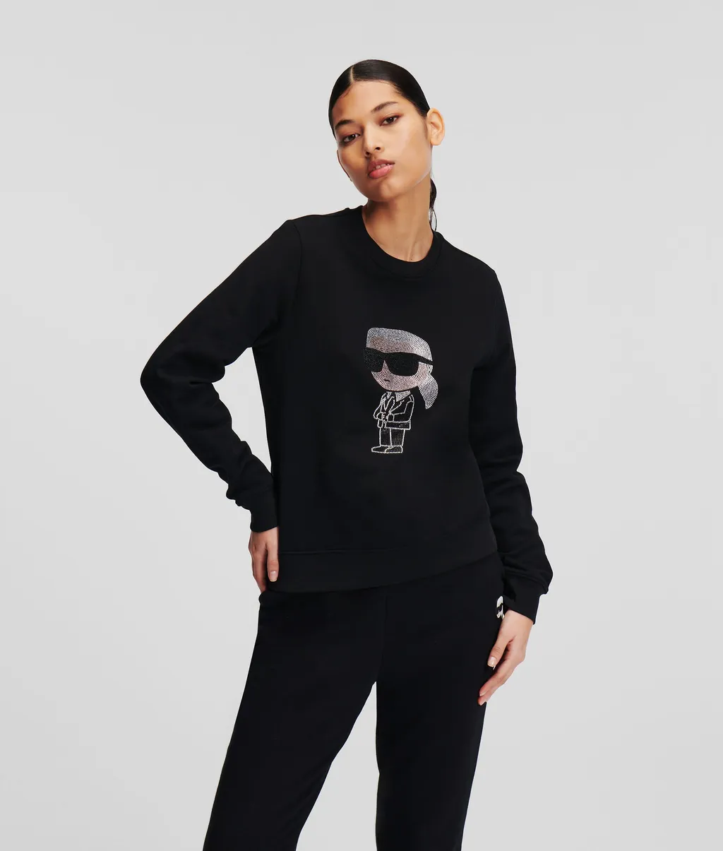Ikonik Rhinestone-Embellished Jumper