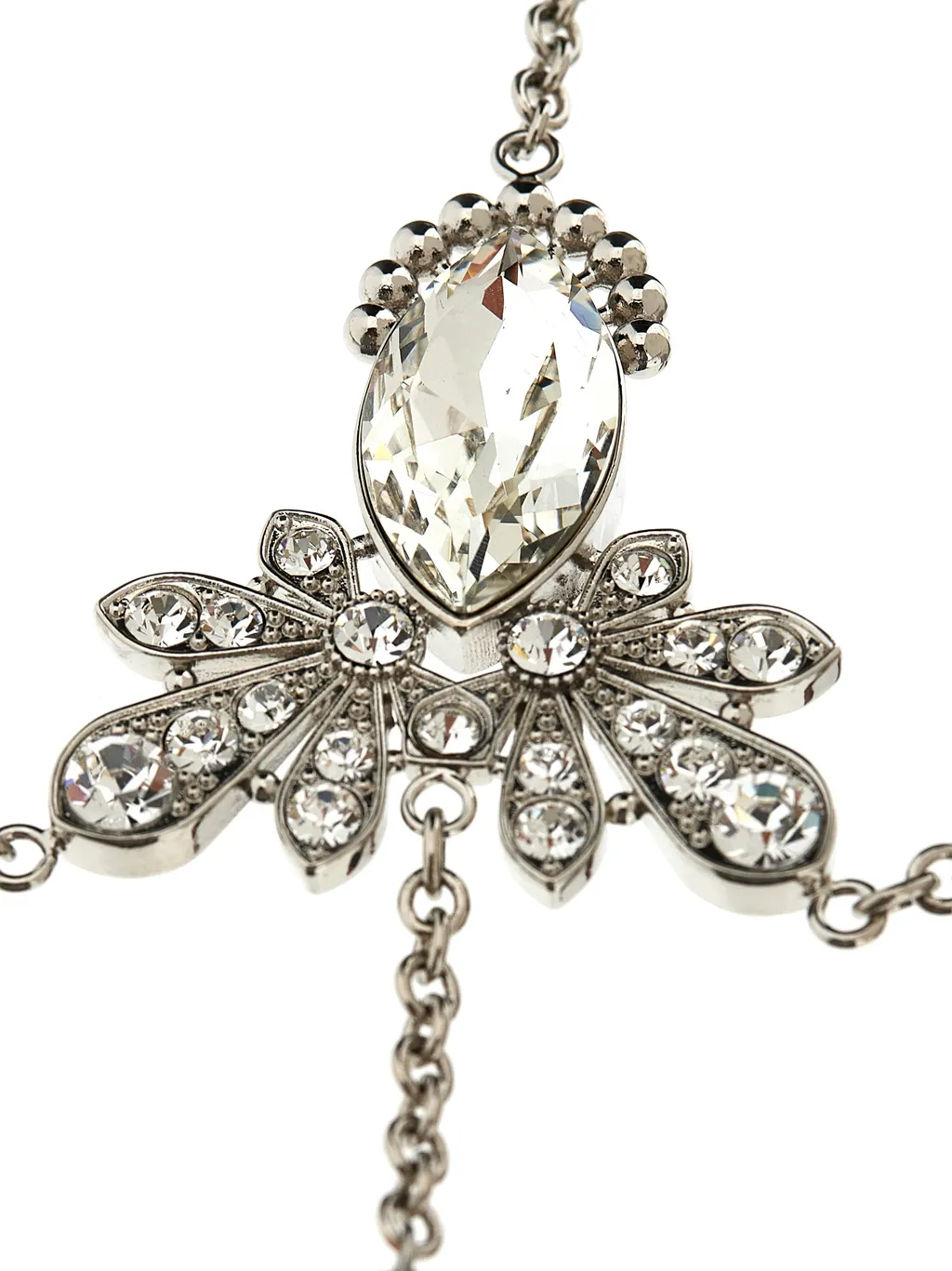 Crystal-Embellished Body Chain