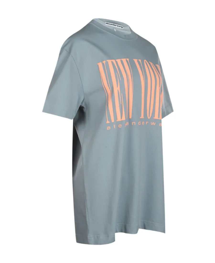 Round Collar Logo T-Shirt