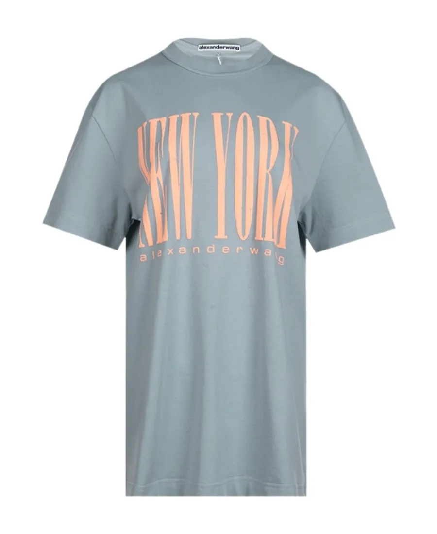 Round Collar Logo T-Shirt
