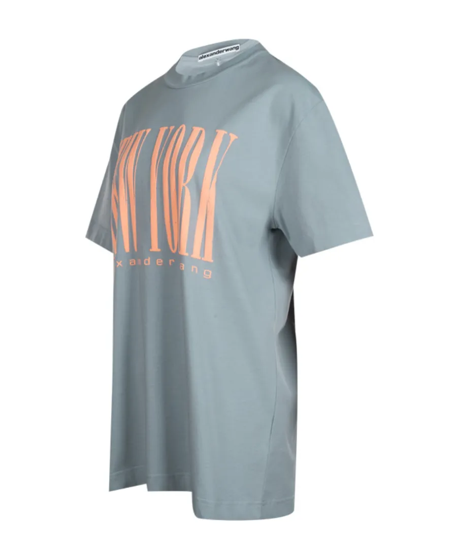 Round Collar Logo T-Shirt