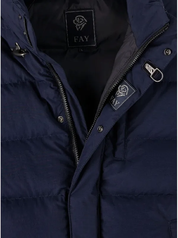 Vertical Collar Vest Down Jacket