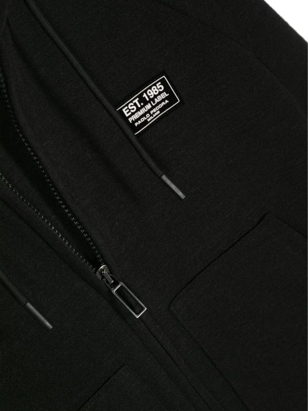 Logo-Patch Zip-Up Hoodie