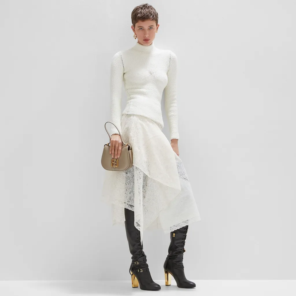 Fendi Long-Sleeved Terry Effect Jumper