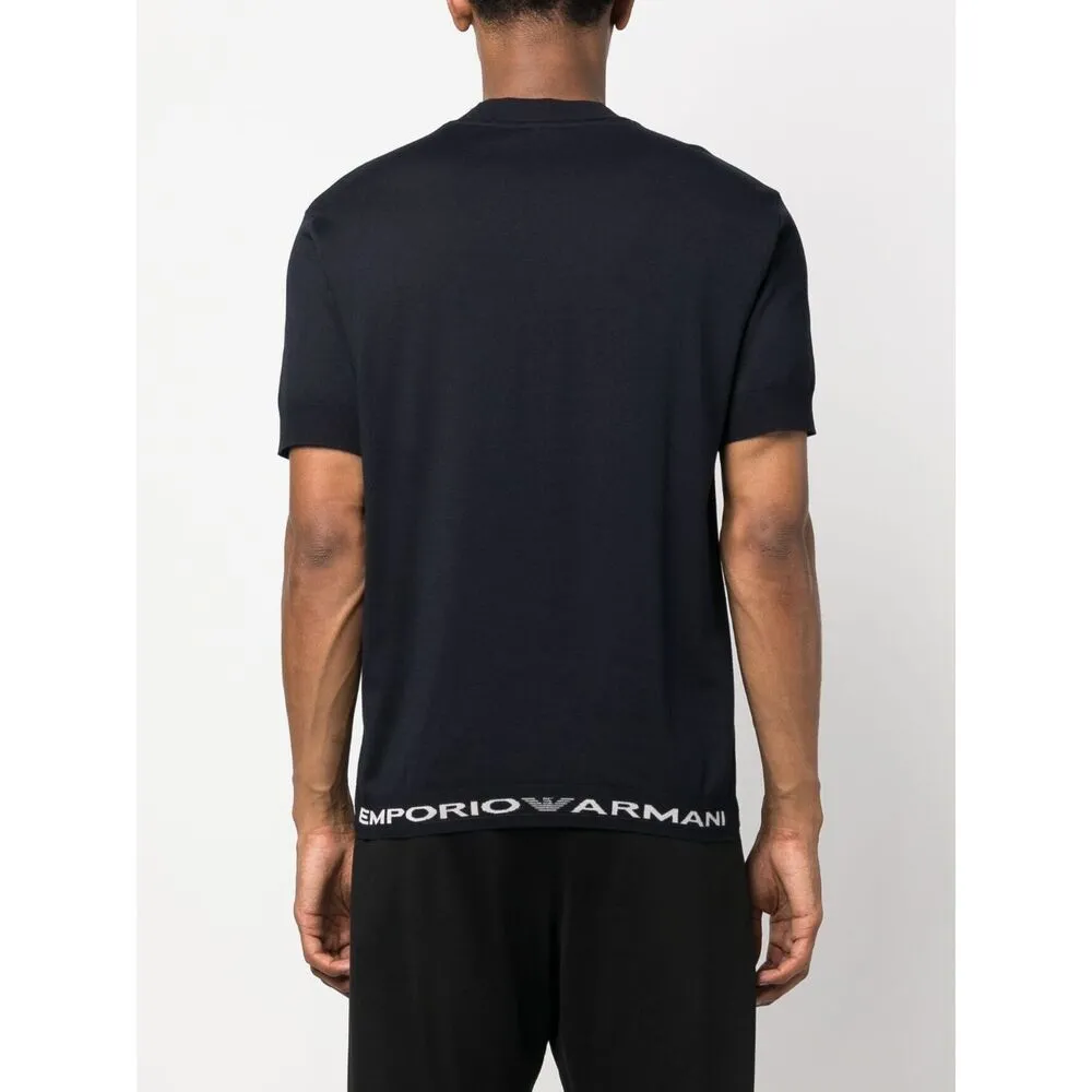 Logo-Trim Cotton T-Shirt