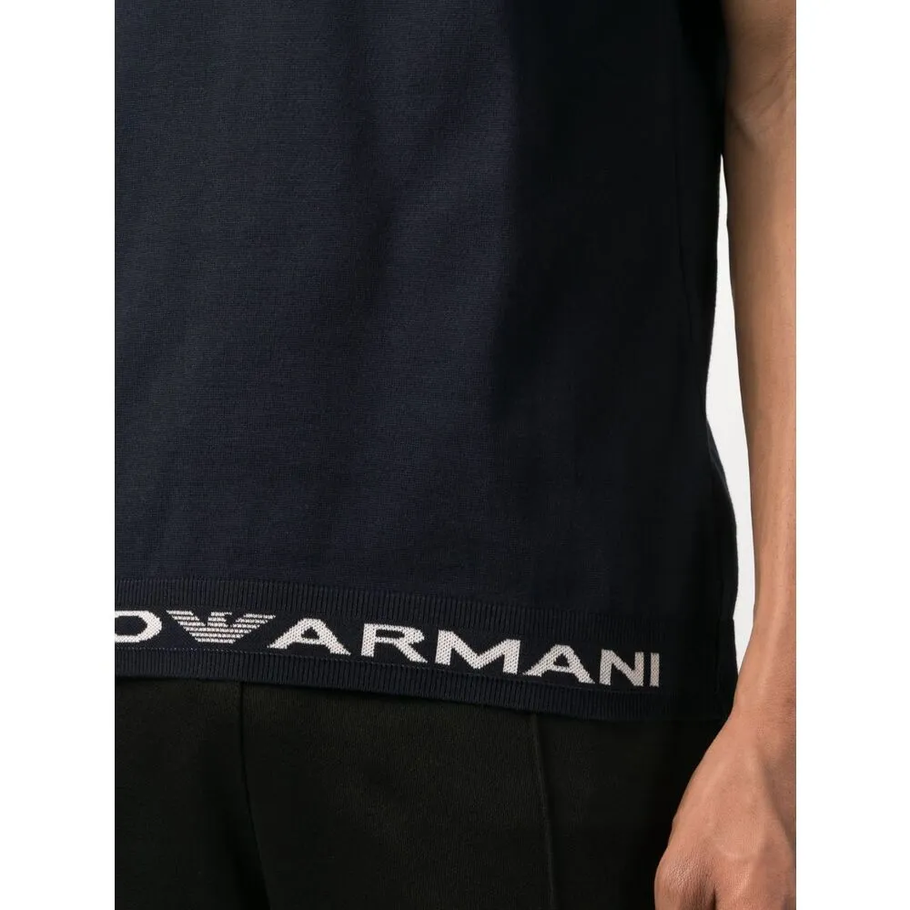 Logo-Trim Cotton T-Shirt
