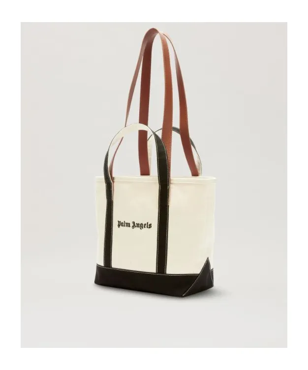 Palm Angels Logo Embroidered Tote Bag