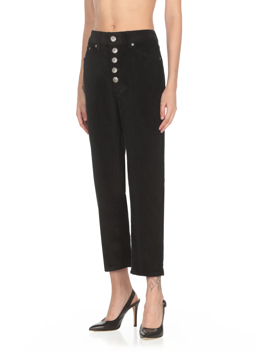Dondup Buttoned Corduroy Pants