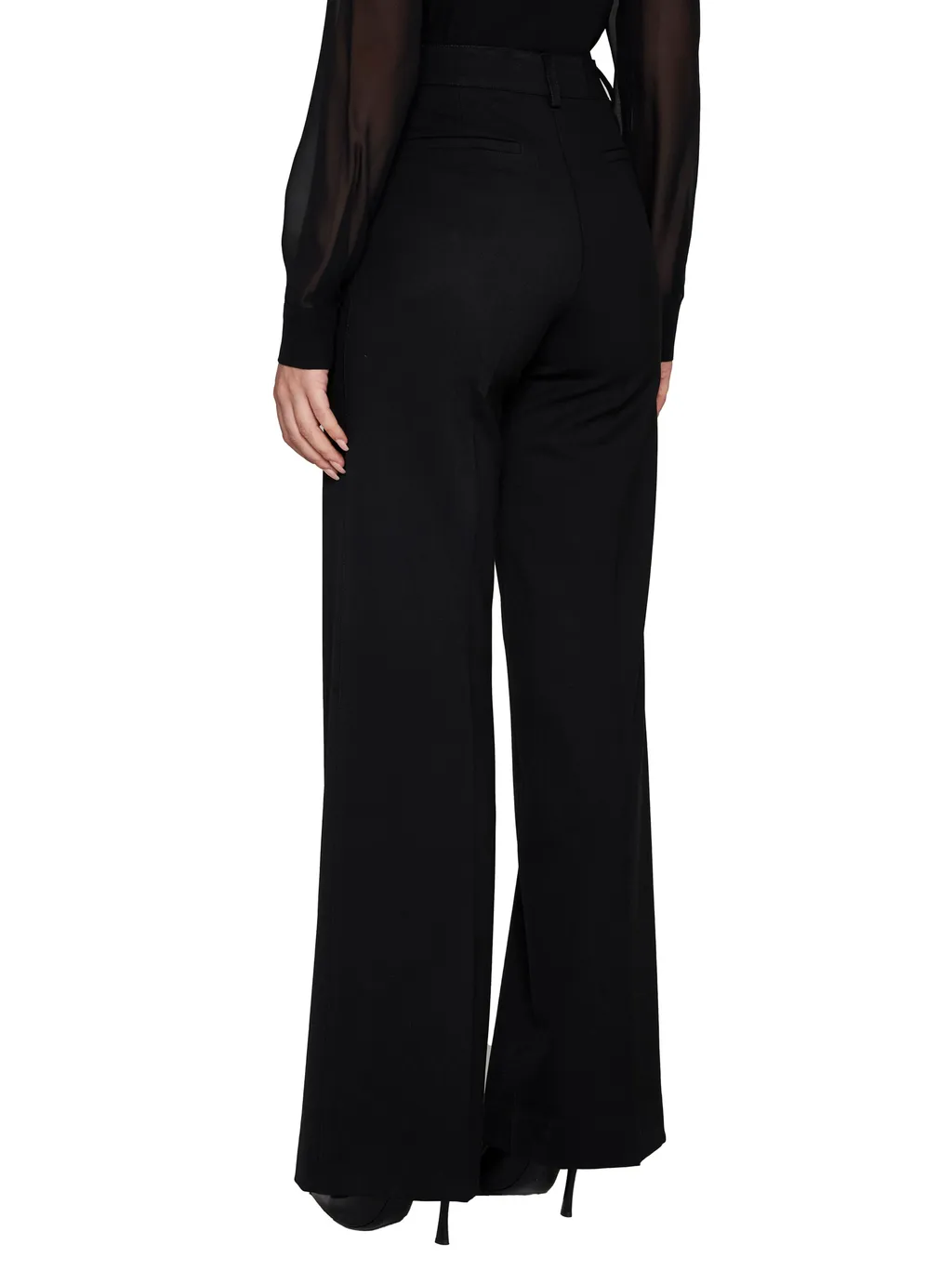 High-Waist Palazzo Trousers