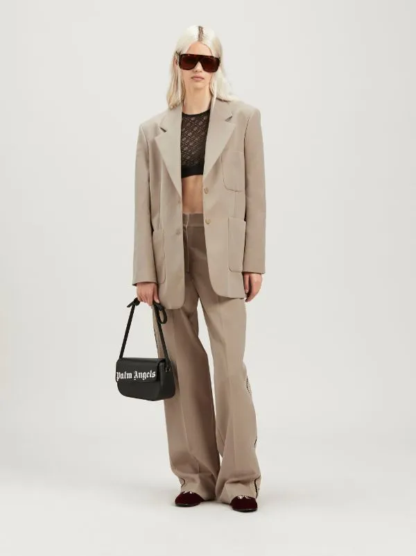 Single-Breasted Long-Sleeved Blazer