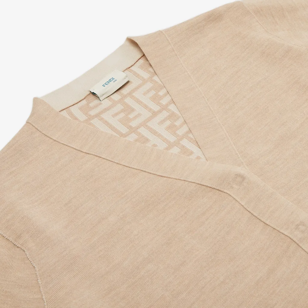 Fendi Kids V-Neck Long-Sleeved Cardigan