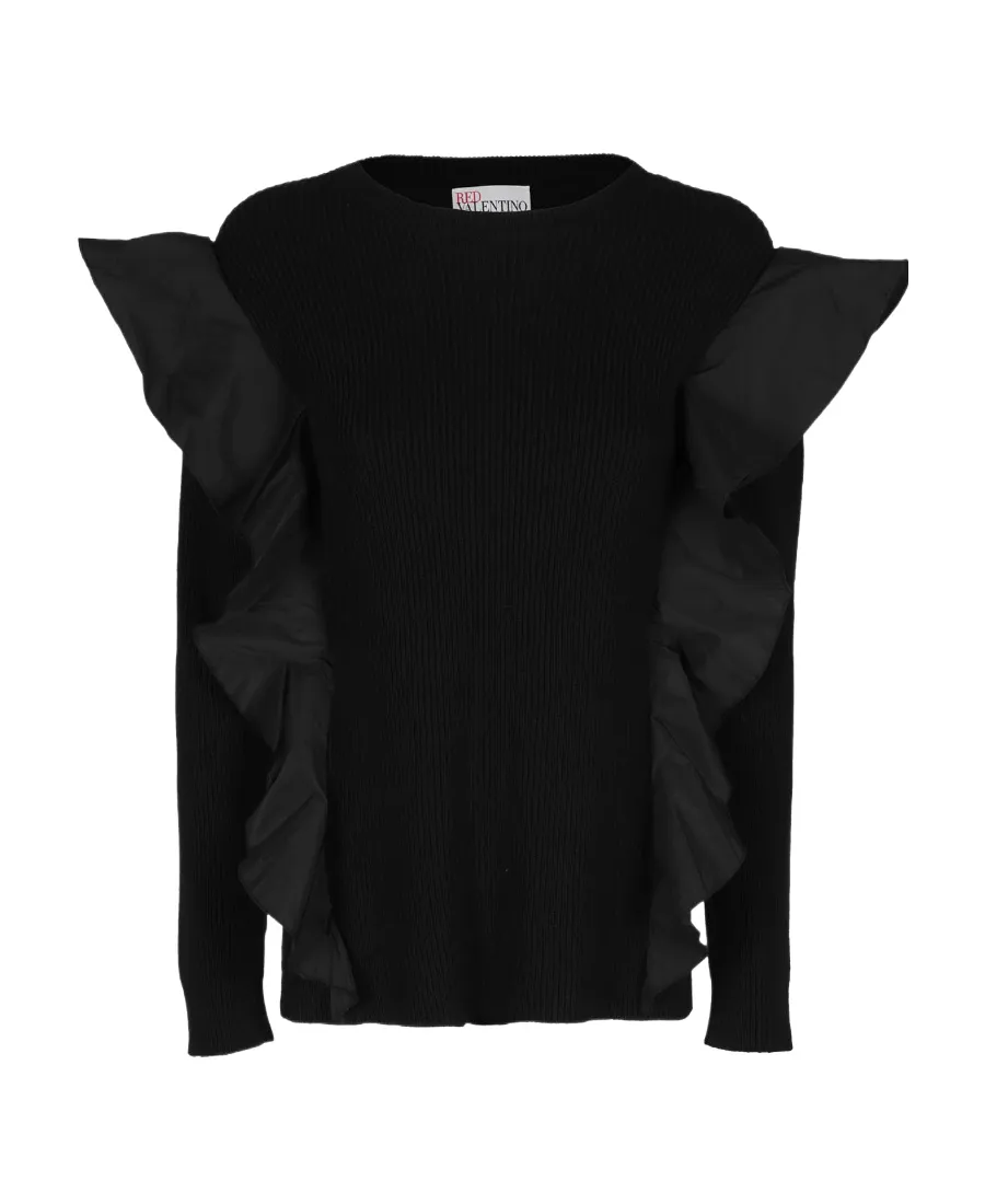 Long-Sleeved Round-Neck Sweater