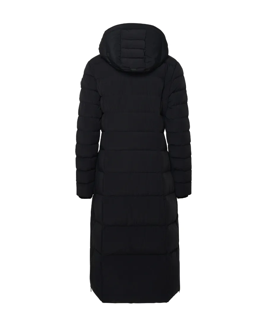 Hooded Quilted Parka Coat