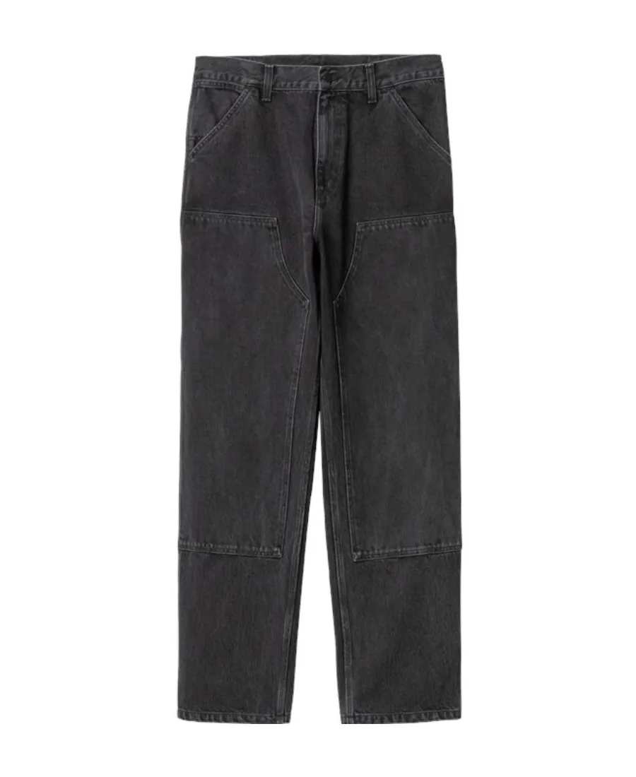 Logo-Patch Straight-Leg Jeans