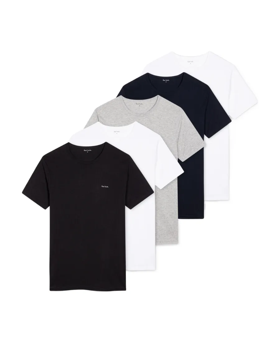 Paul Smith Branded T-Shirt Five Pack