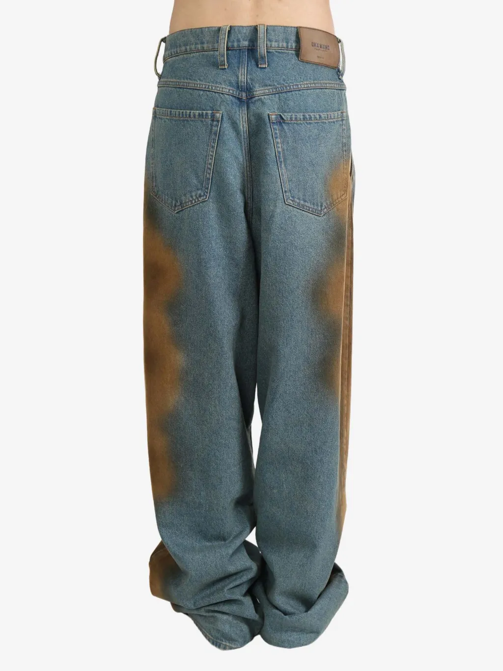 Tie-Dyed Printed Jeans Pants