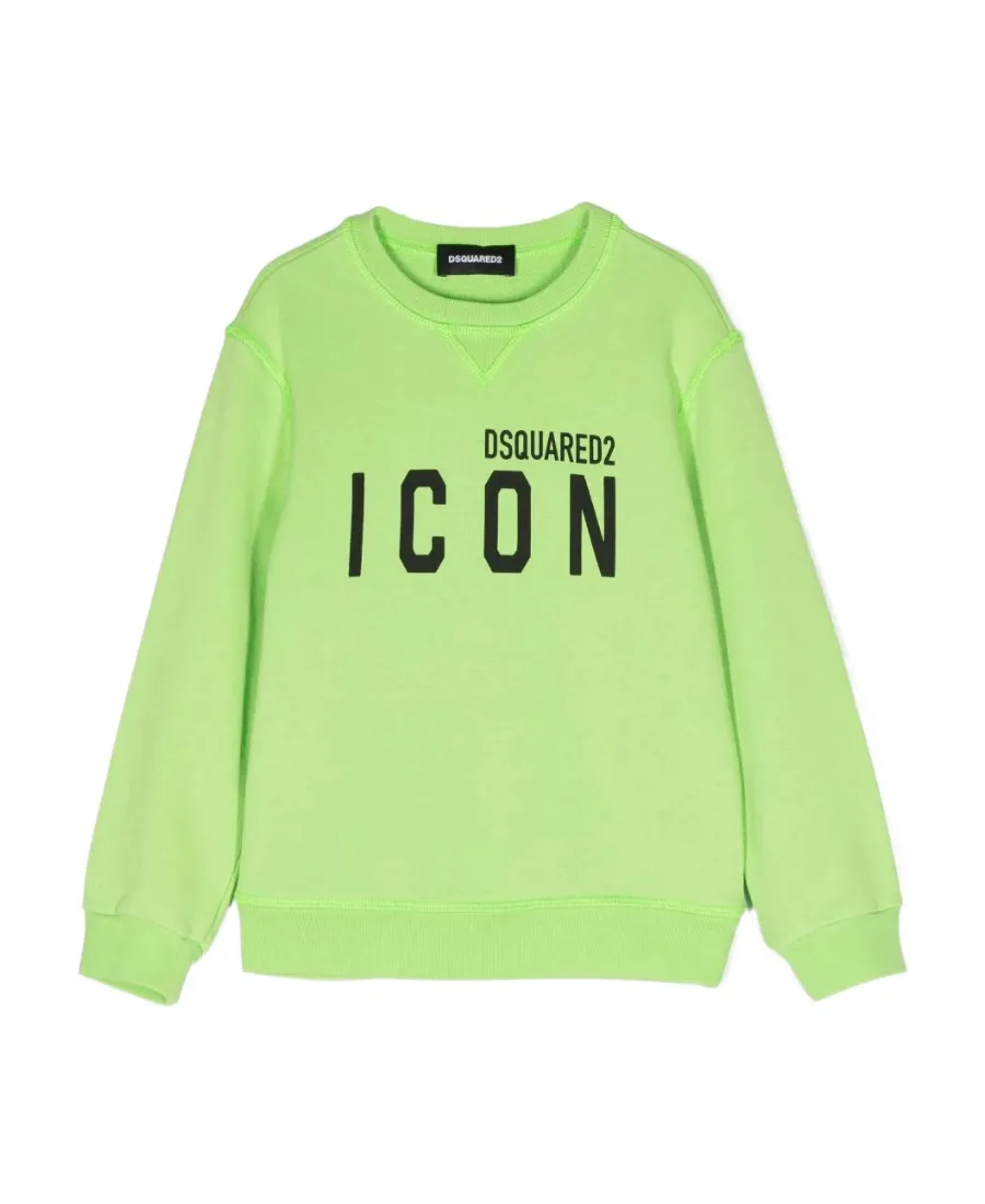 Dsquared2 Kids Logo Printed Crewneck Sweatshirt