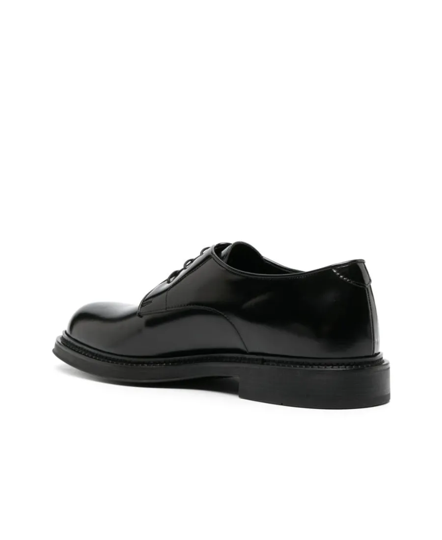 Emporio Armani Panelled Derby Low-Top Shoes