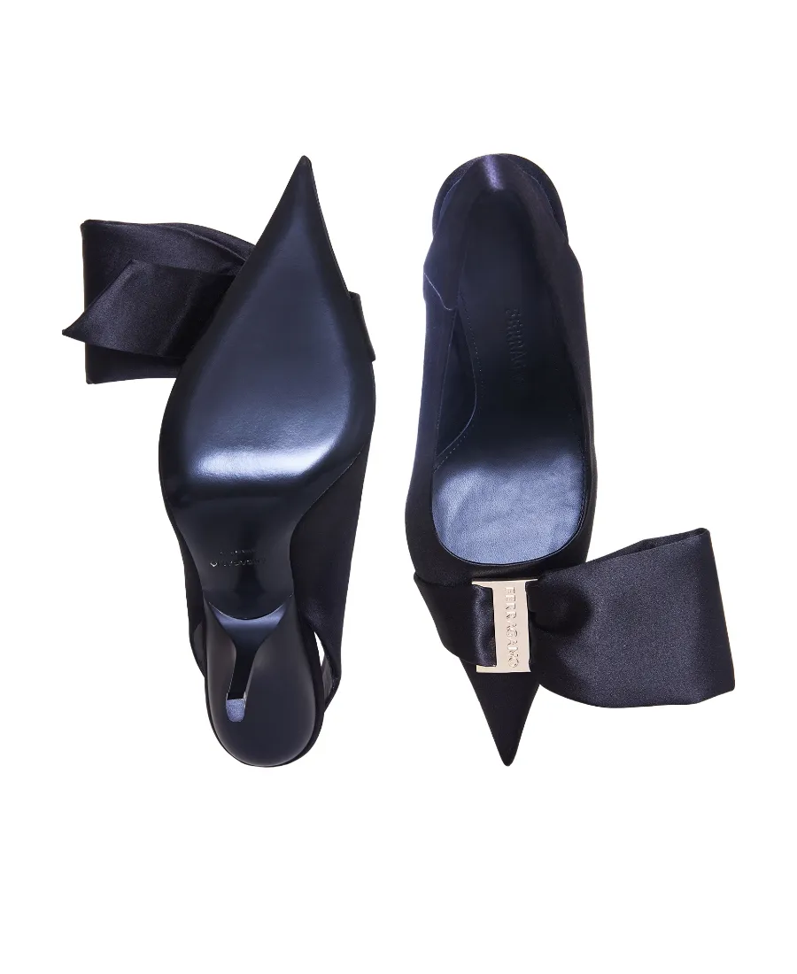 Salvatore Ferragamo Pointed-Toe Slingback Pumps