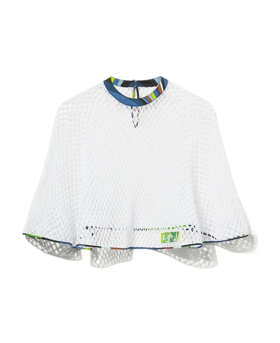 Round-Neck Hollow Cape
