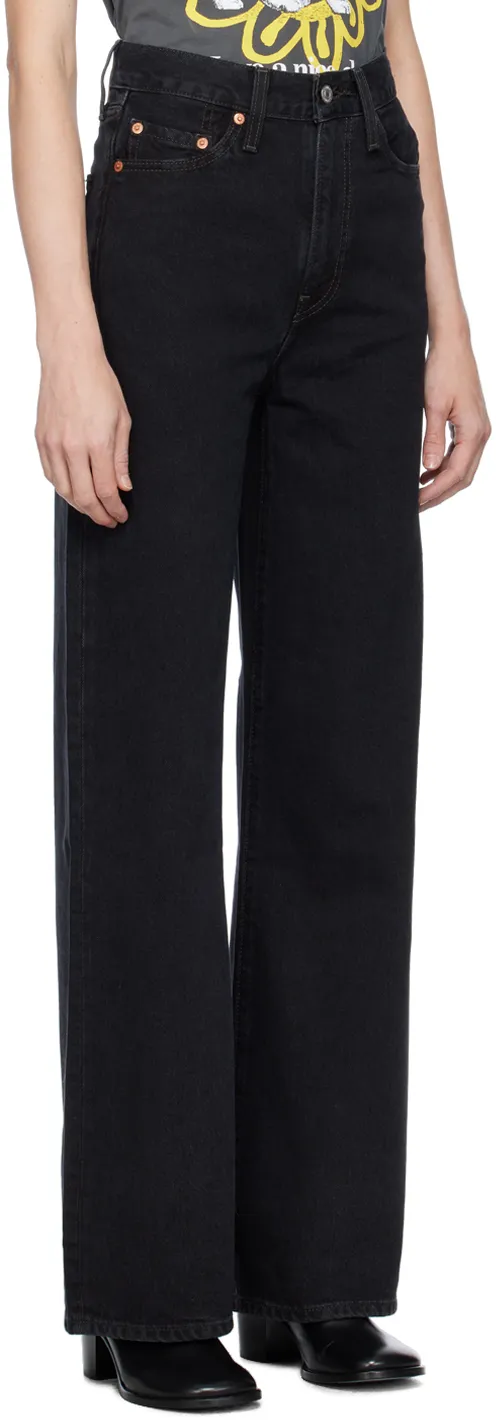 Levi's Logo Patch Wide-Leg Jeans