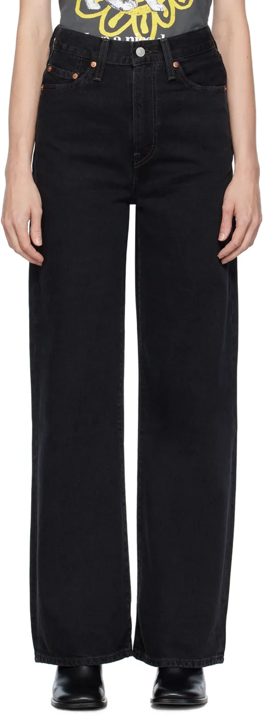Levi's Logo Patch Wide-Leg Jeans