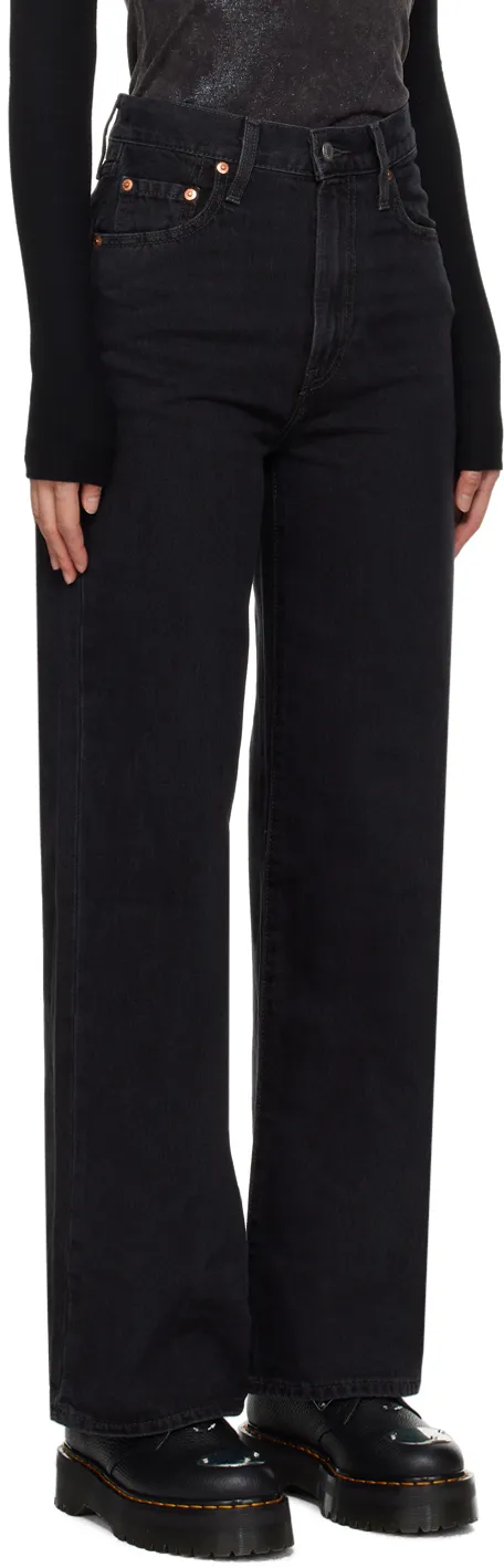Levi's Logo Patch Wide-Leg Jeans