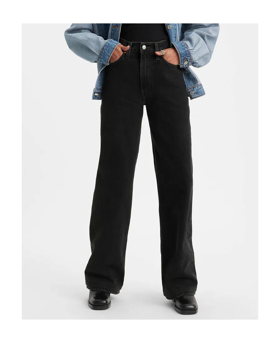 Levi's Logo Patch Wide-Leg Jeans