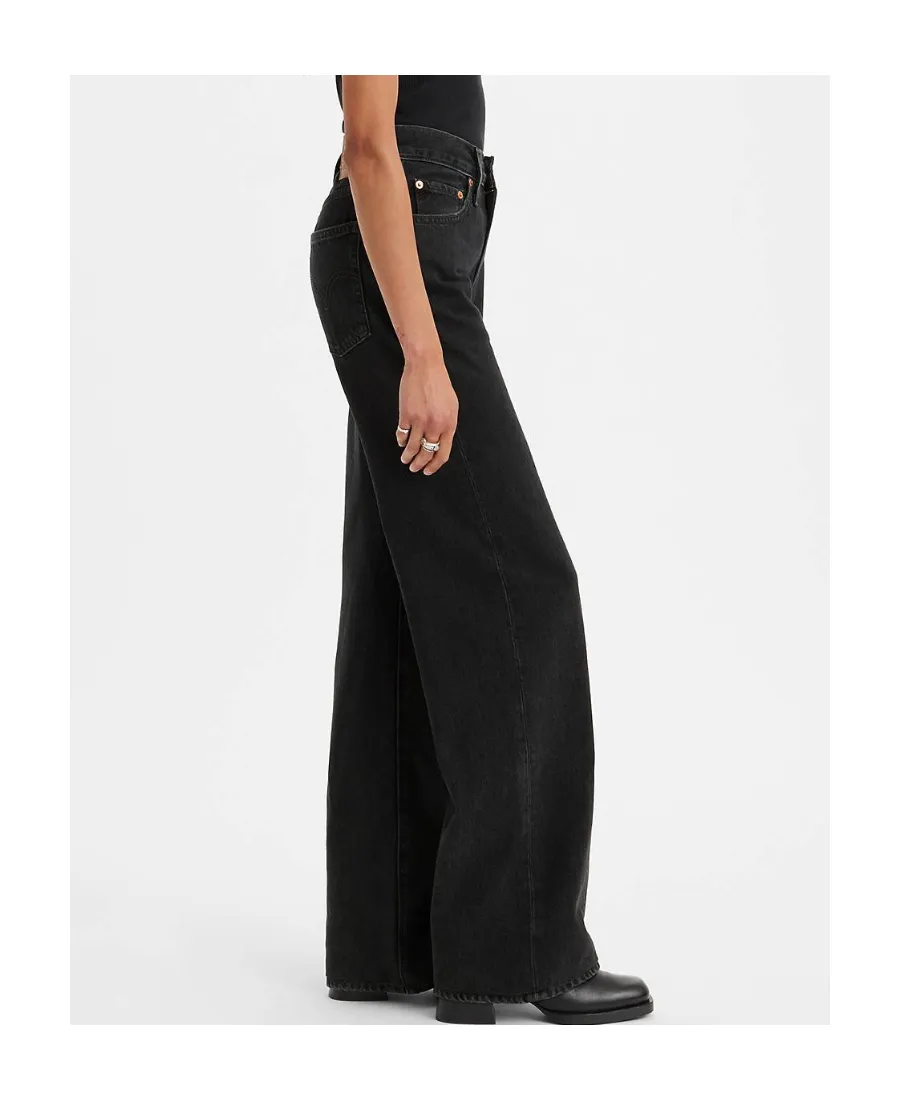Levi's Logo Patch Wide-Leg Jeans
