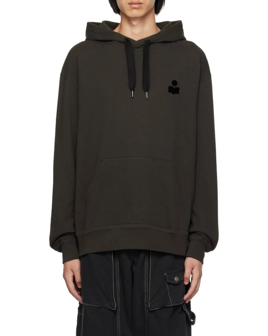 Appliqué-Logo Drawstring Hoodie
