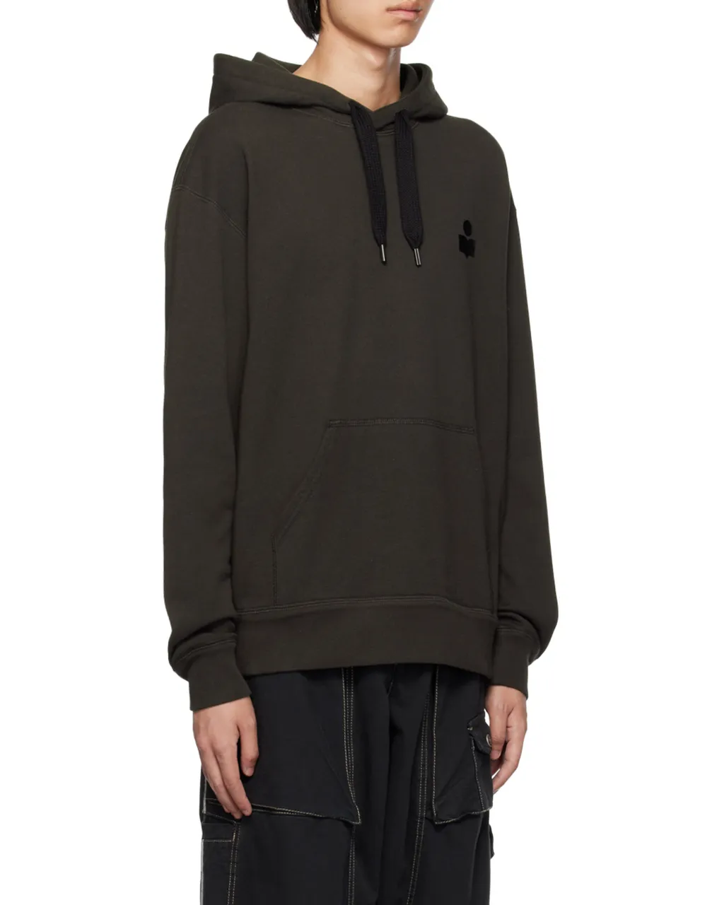 Appliqué-Logo Drawstring Hoodie