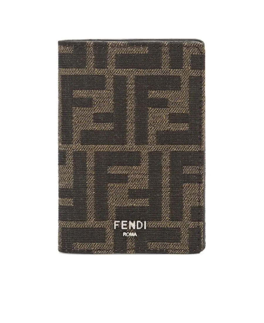 Fendi Logo Monogram Bi-Fold Wallet