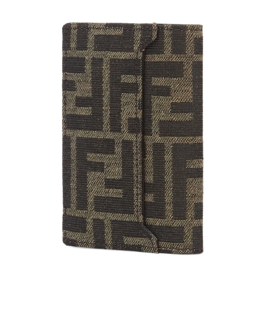 Fendi Logo Monogram Bi-Fold Wallet