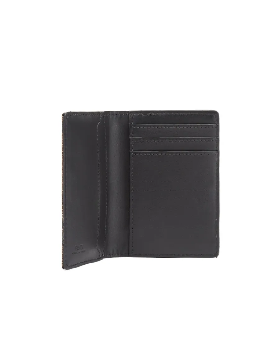 Fendi Logo Monogram Bi-Fold Wallet