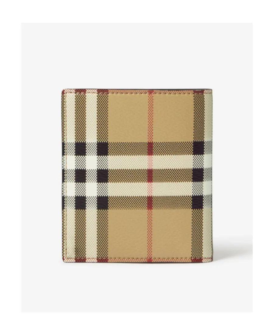 Burberry Check-Printed Bi-Fold Wallet