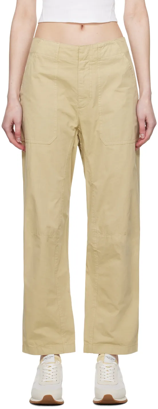 Belt-Loop Casual Pants