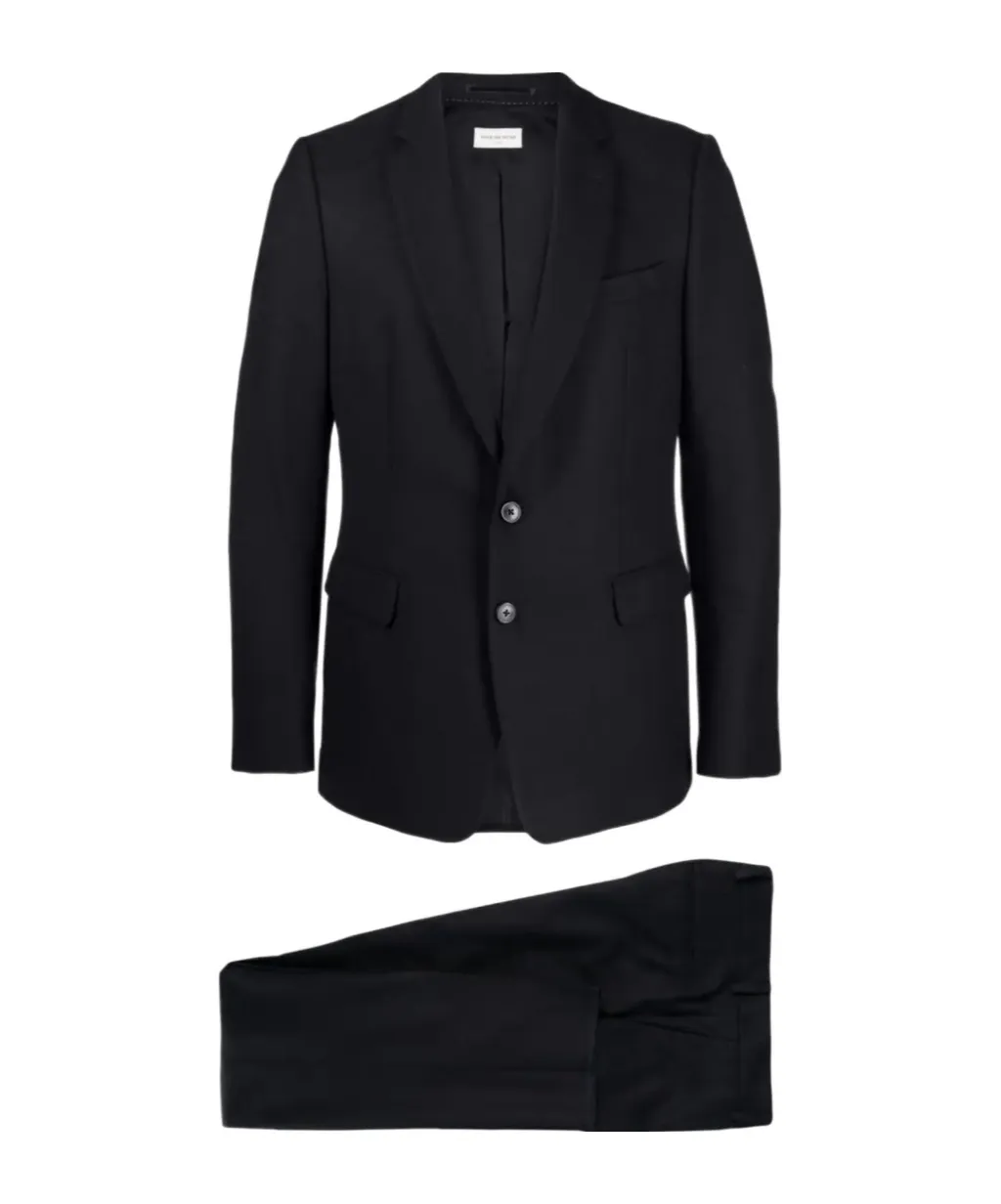 Lapel Long-Sleeved Suit Set