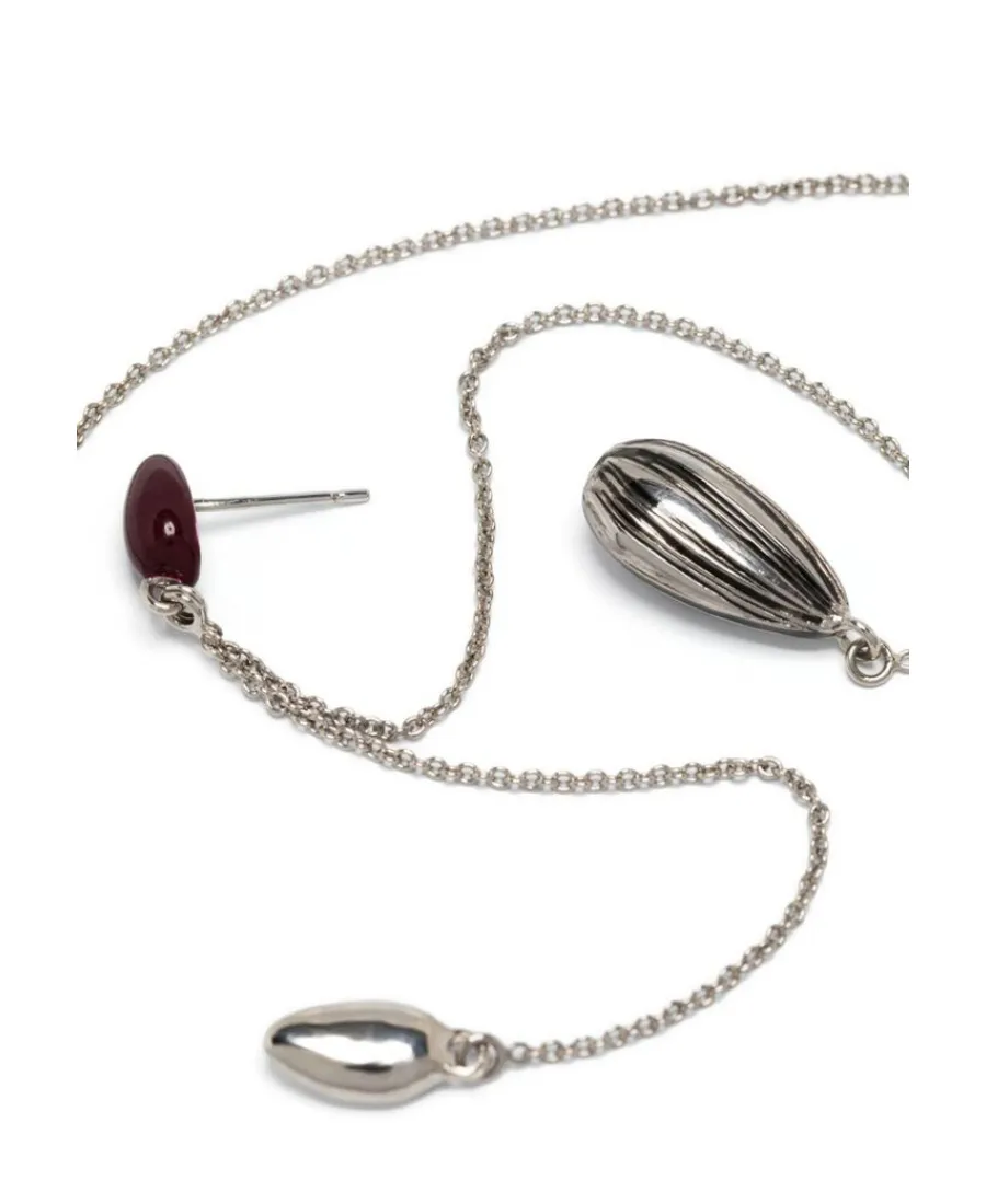 Lemaire Bead-Embellished Chain-Linked Dropped Earrings
