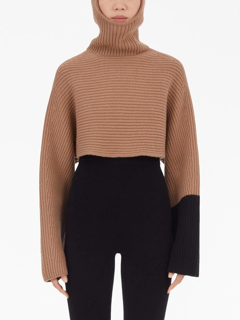 Hooded Knitted Sweater