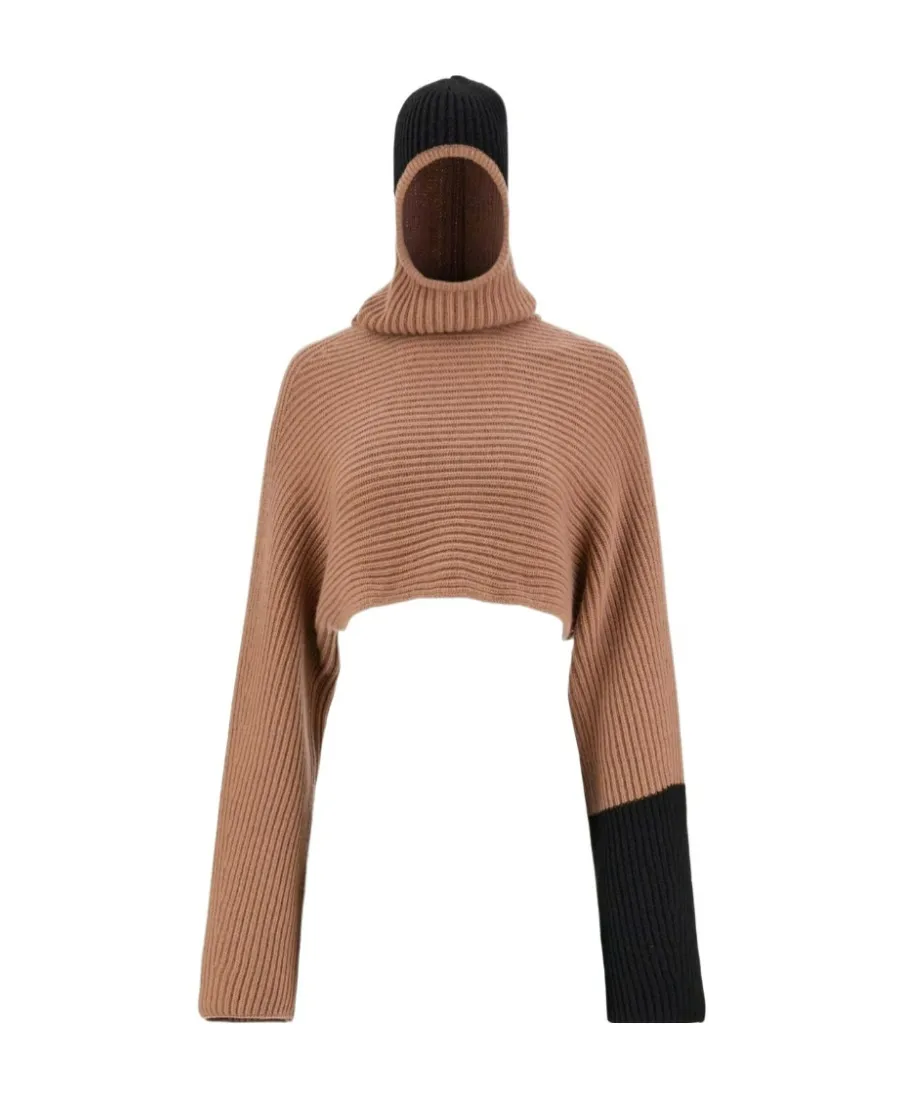 Hooded Knitted Sweater