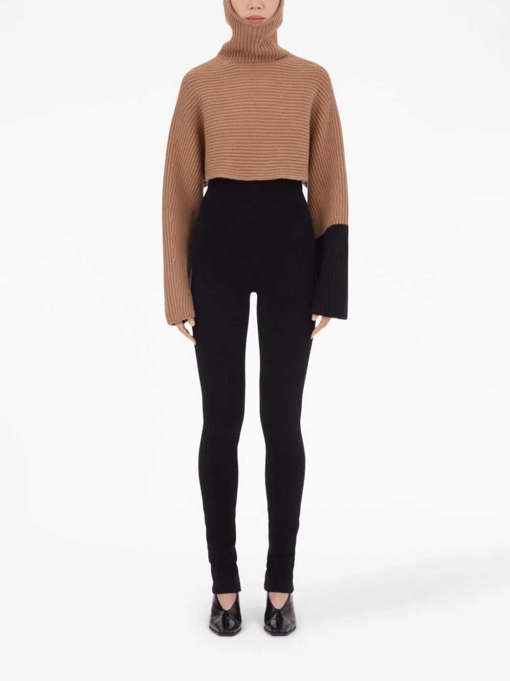 Hooded Knitted Sweater